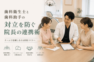 歯科衛生士と歯科助手の対立を防ぐ院長の連携術