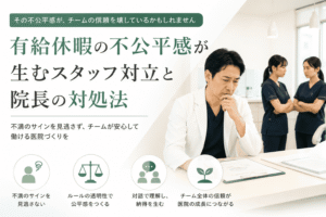 有給休暇の不公平感が生むスタッフ対立と院長の対処法