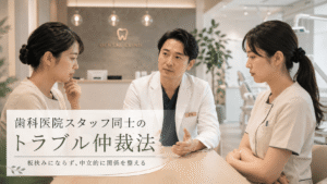 歯科医院スタッフ同士のトラブル仲裁法