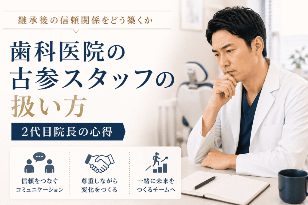 歯科医院の古参スタッフの扱い方｜2代目院長の心得