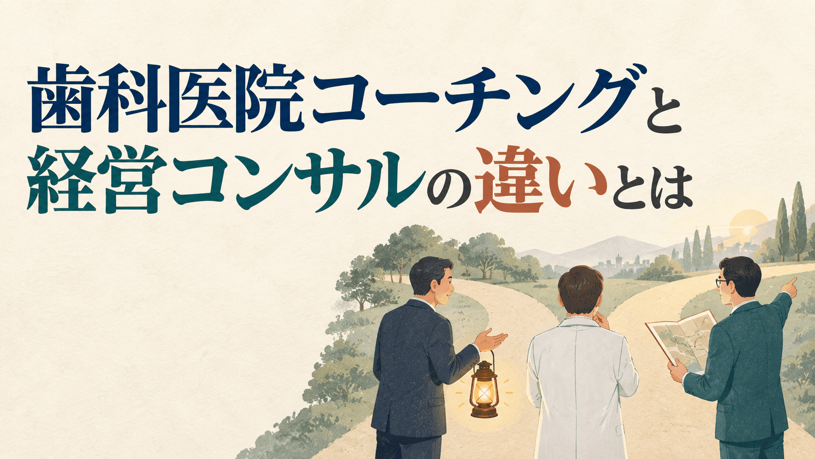 歯科医院コーチングと経営コンサルの違いとは