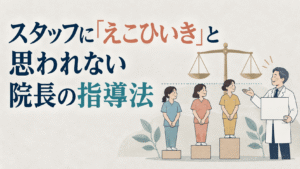 スタッフに「えこひいき」と思われない院長の指導法